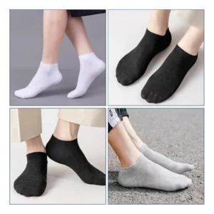 Calcetines Cortos Hombres Dama Unisex Cómodo 12 Pares