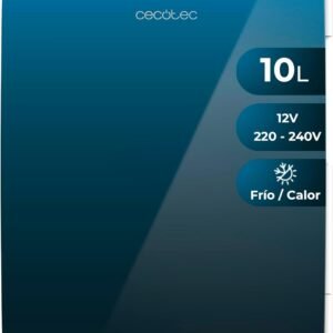 Oferta de aniversario Cantidad limitada:Cecotec Mini Nevera de 25L Bahamas Pat 1. Compatible Coche y Caravanas, Función Enfriamiento y Calentamiento, Rango Temperatura 7-65º, Fácil Transporte [Clase de eficiencia energética E]